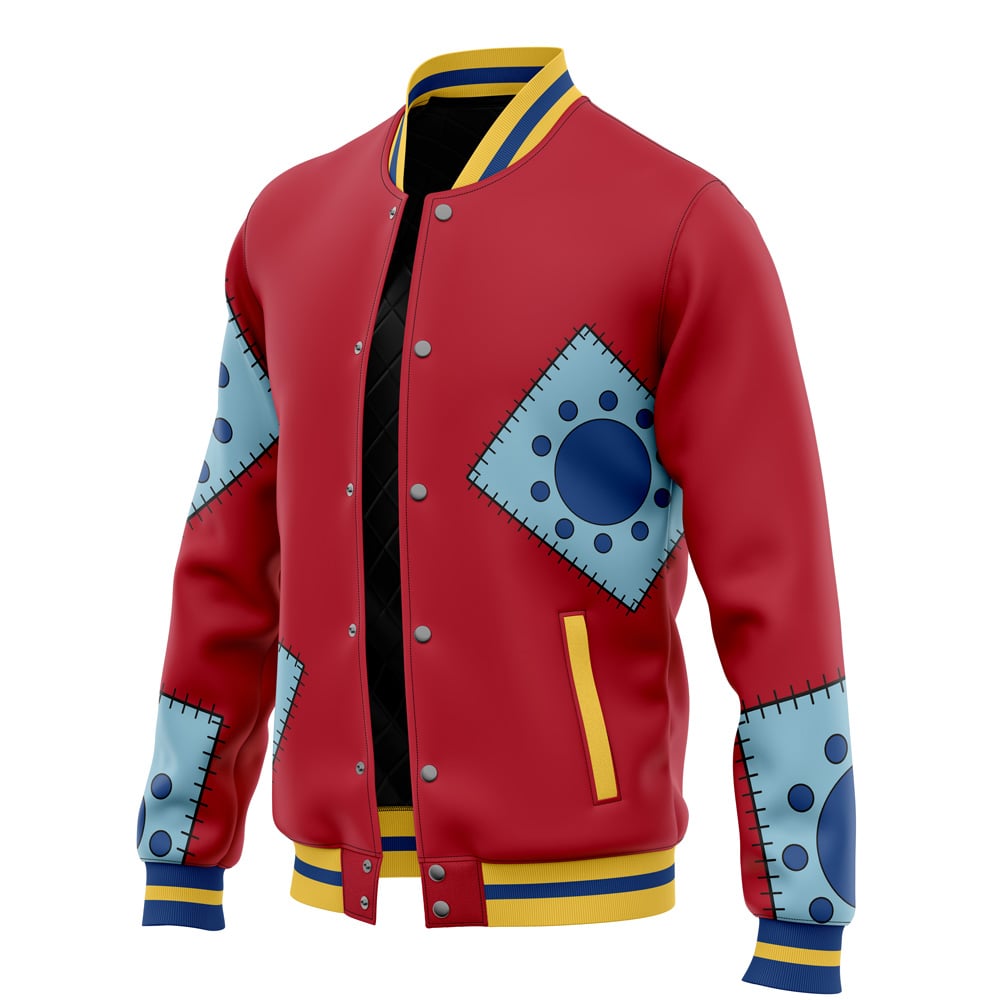 Luffy Wano OP Baseball Varsity Jacket
