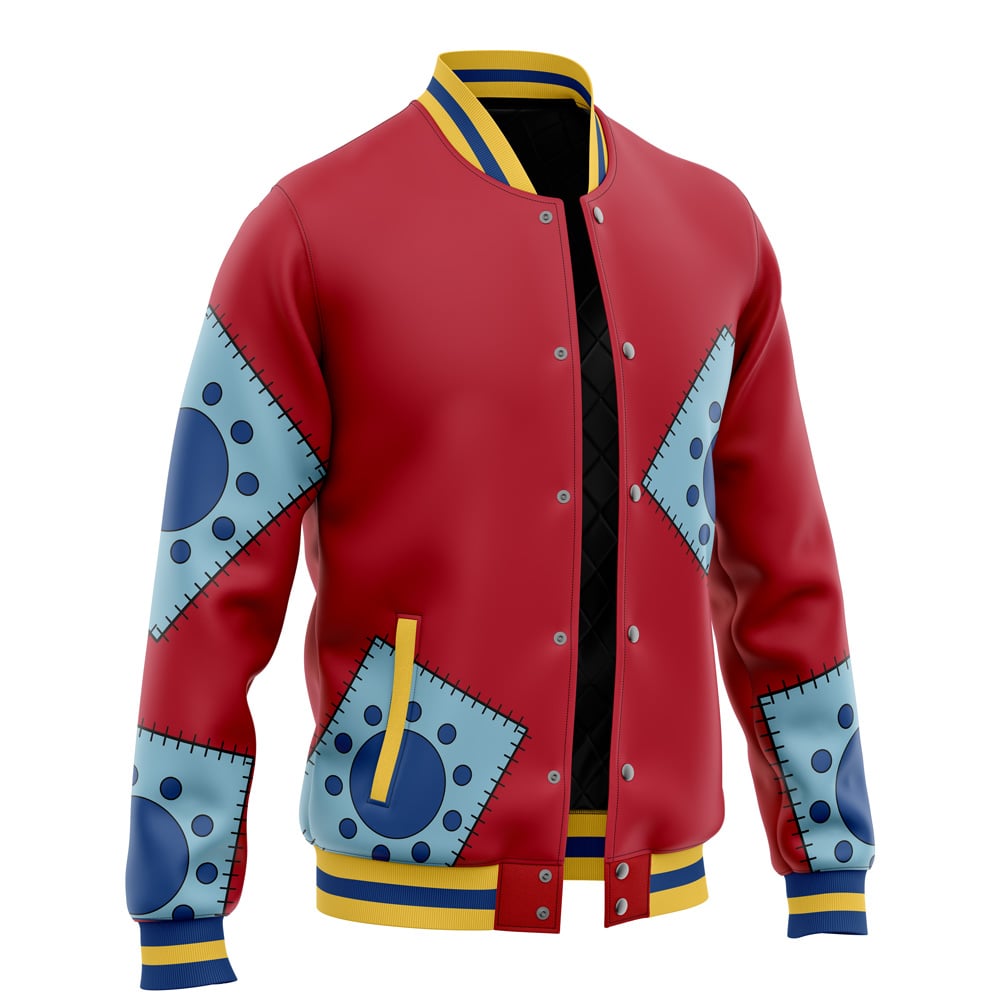 Luffy Wano OP Baseball Varsity Jacket