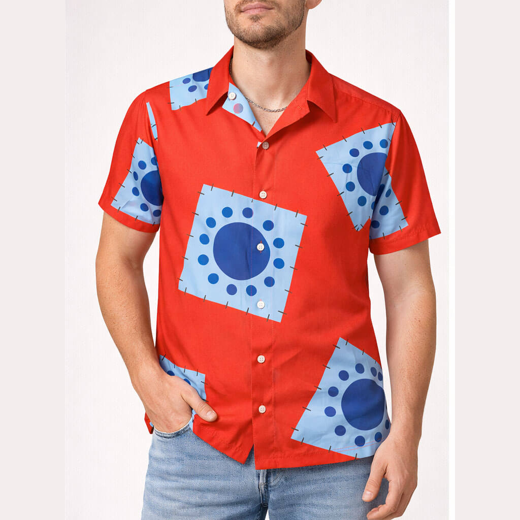 Luffy Wano Samurai Hawaiian Shirt