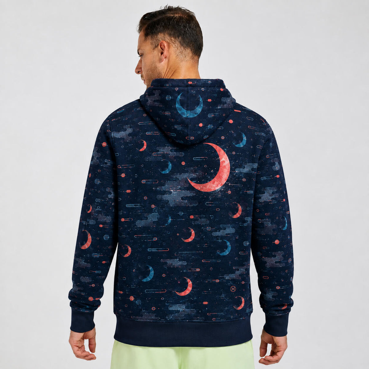 Lunar Drift Graphic Hoodie