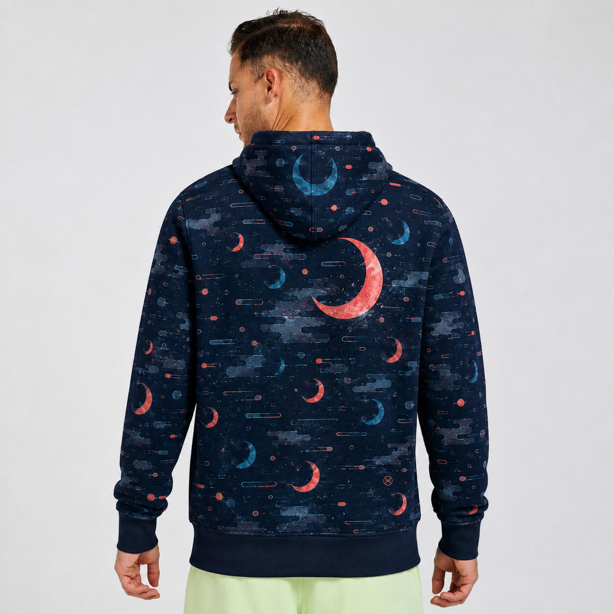 Lunar Drift Graphic Hoodie