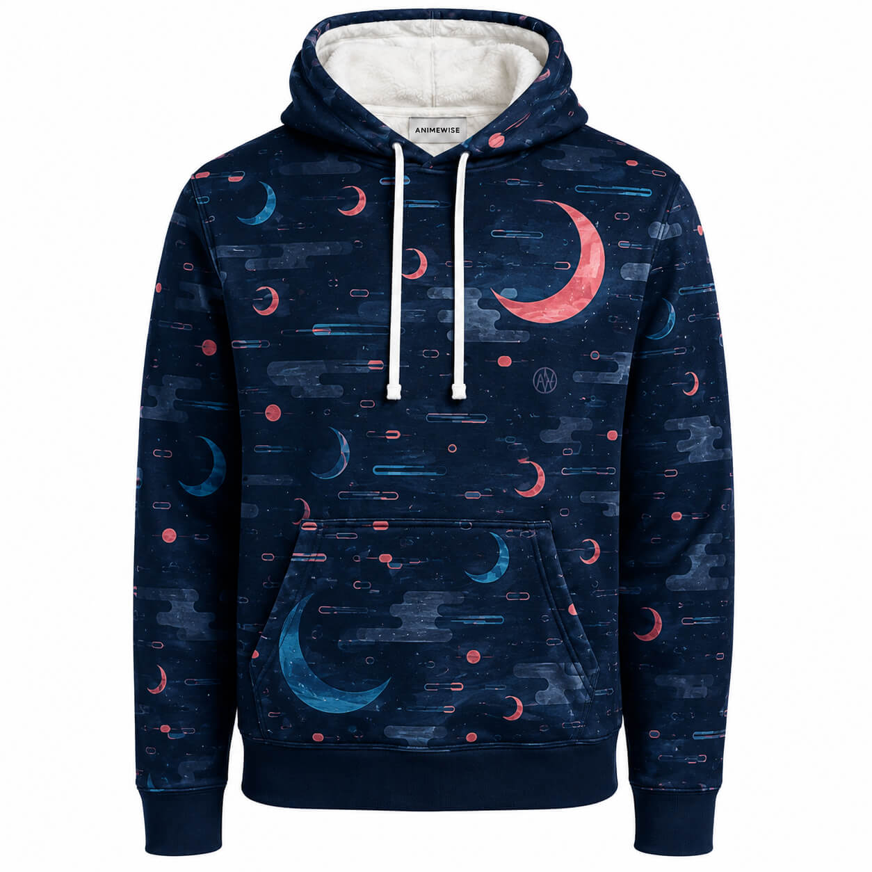 Lunar Drift Graphic Hoodie