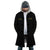 Manji Yakuza Fleece Hooded Cloak Coat