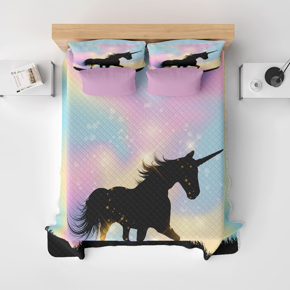 Magical Unicorn Quilt Bedding