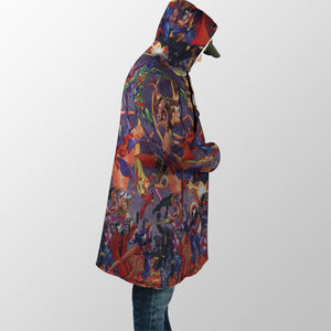 All Comic Hooded Cloak Coat