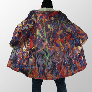 All Comic Hooded Cloak Coat