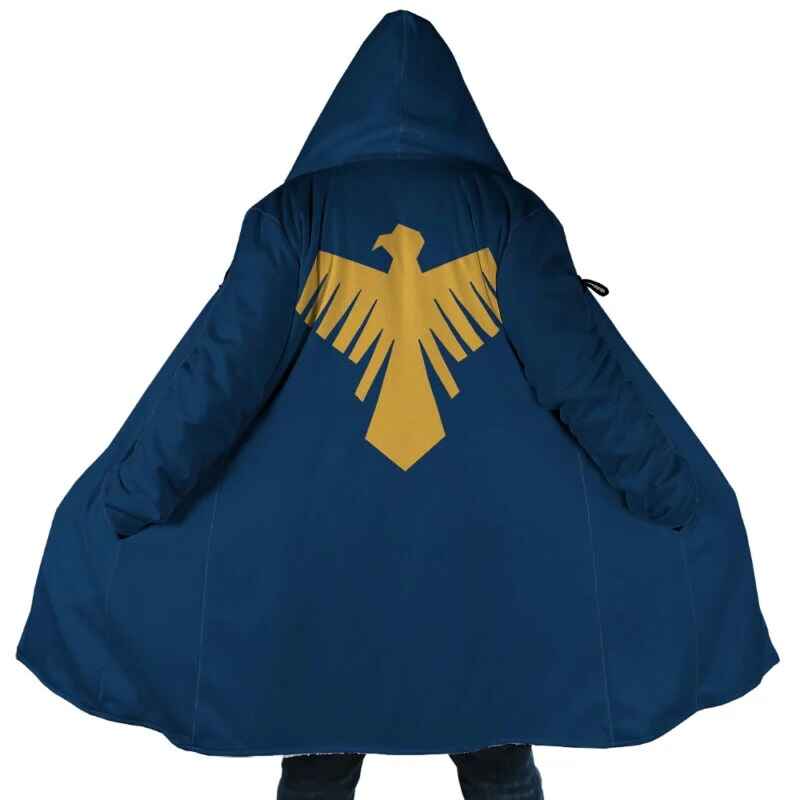 Magic And Muscle Hooded Cloak Coat