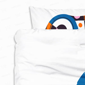 Mecha Rhino Art Comforter Bedding