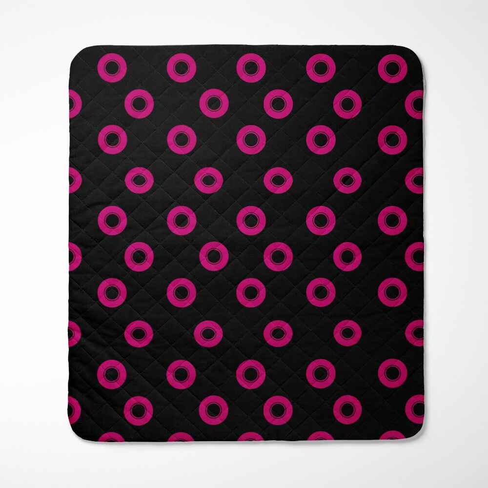 Meloe Beetles Pink Pattern Quilt Bedding