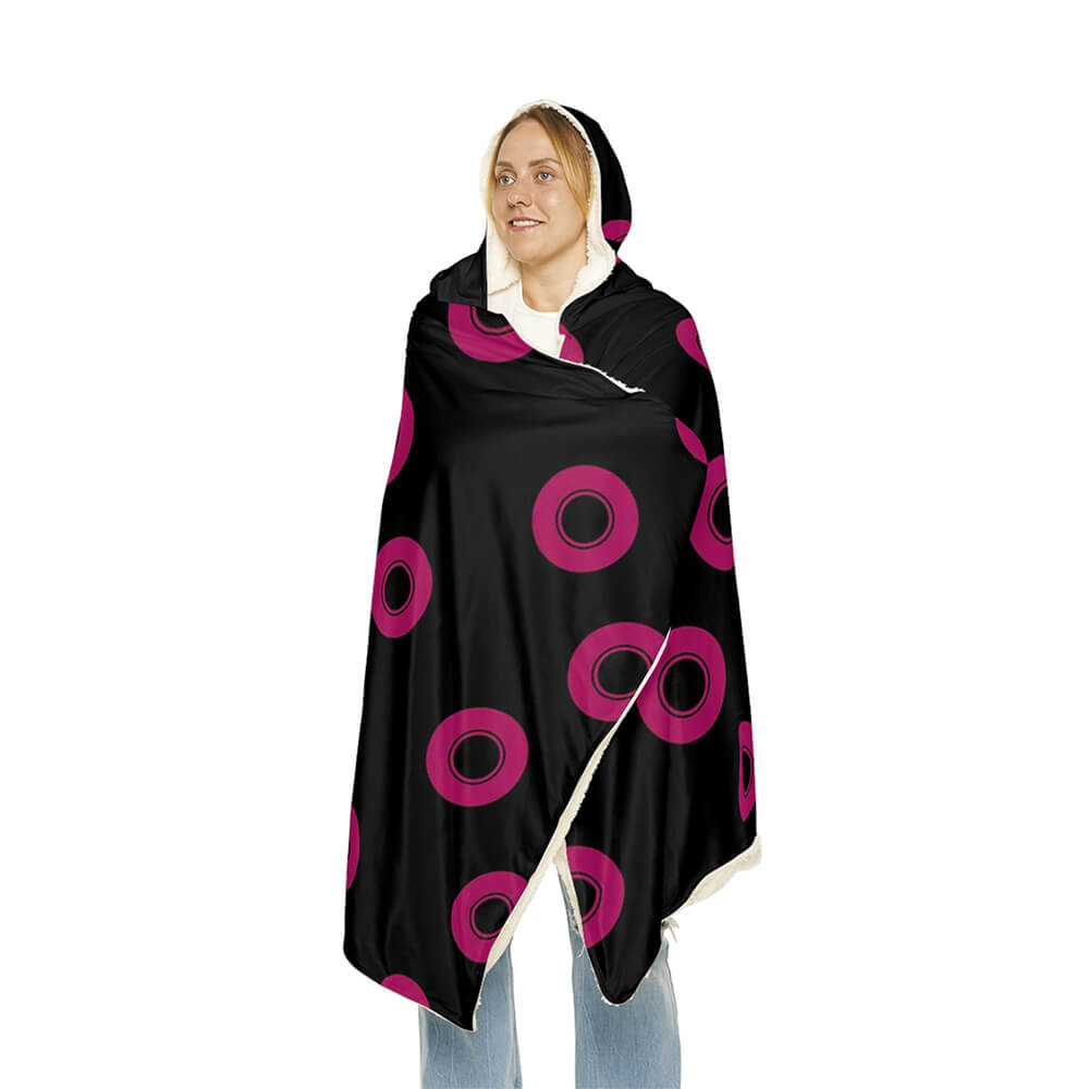 Meloe Beetles Pink Pattern Snuggle Blanket