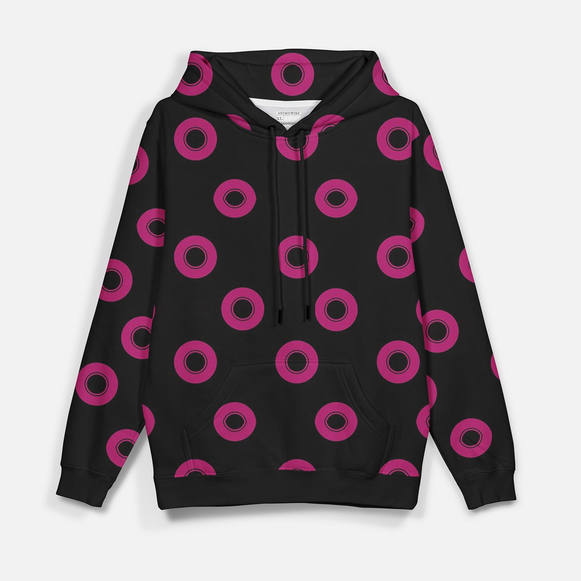 Meloe Beetles Pink Pattern Pullover Hoodie