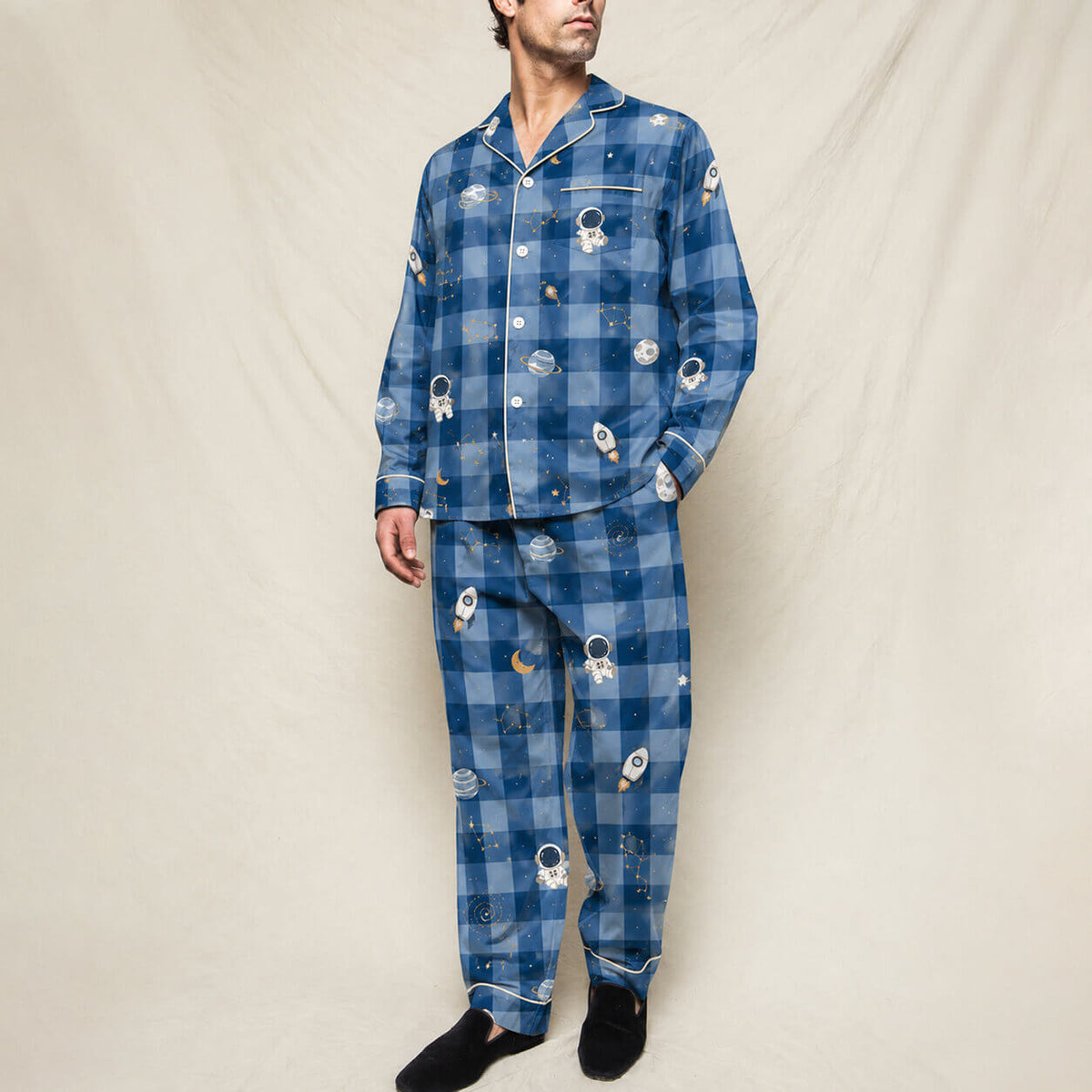 Men's Cosmic Dream Satin Pajama Set
