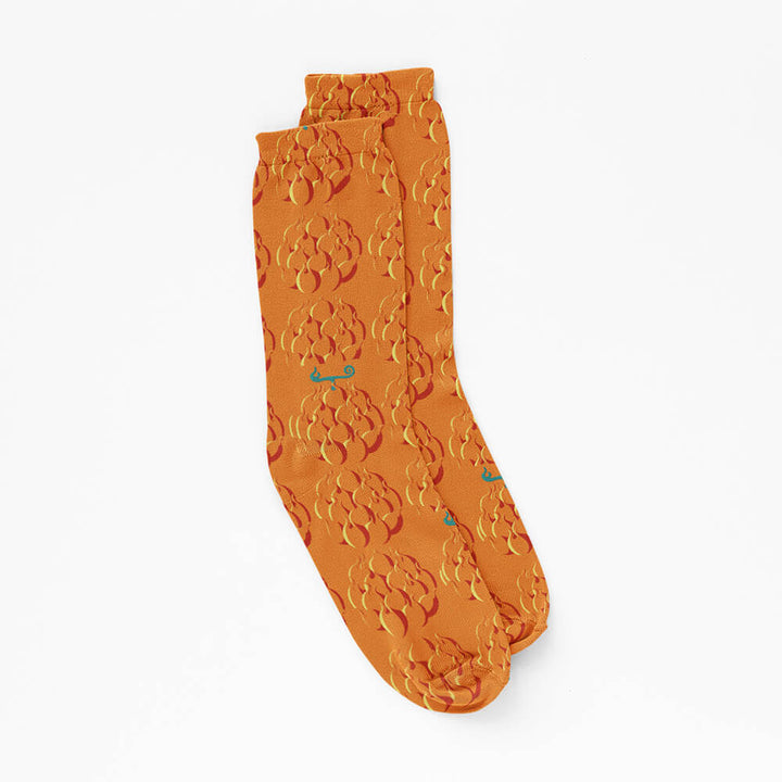 Mera Mera Devil Fruit Pattern Socks