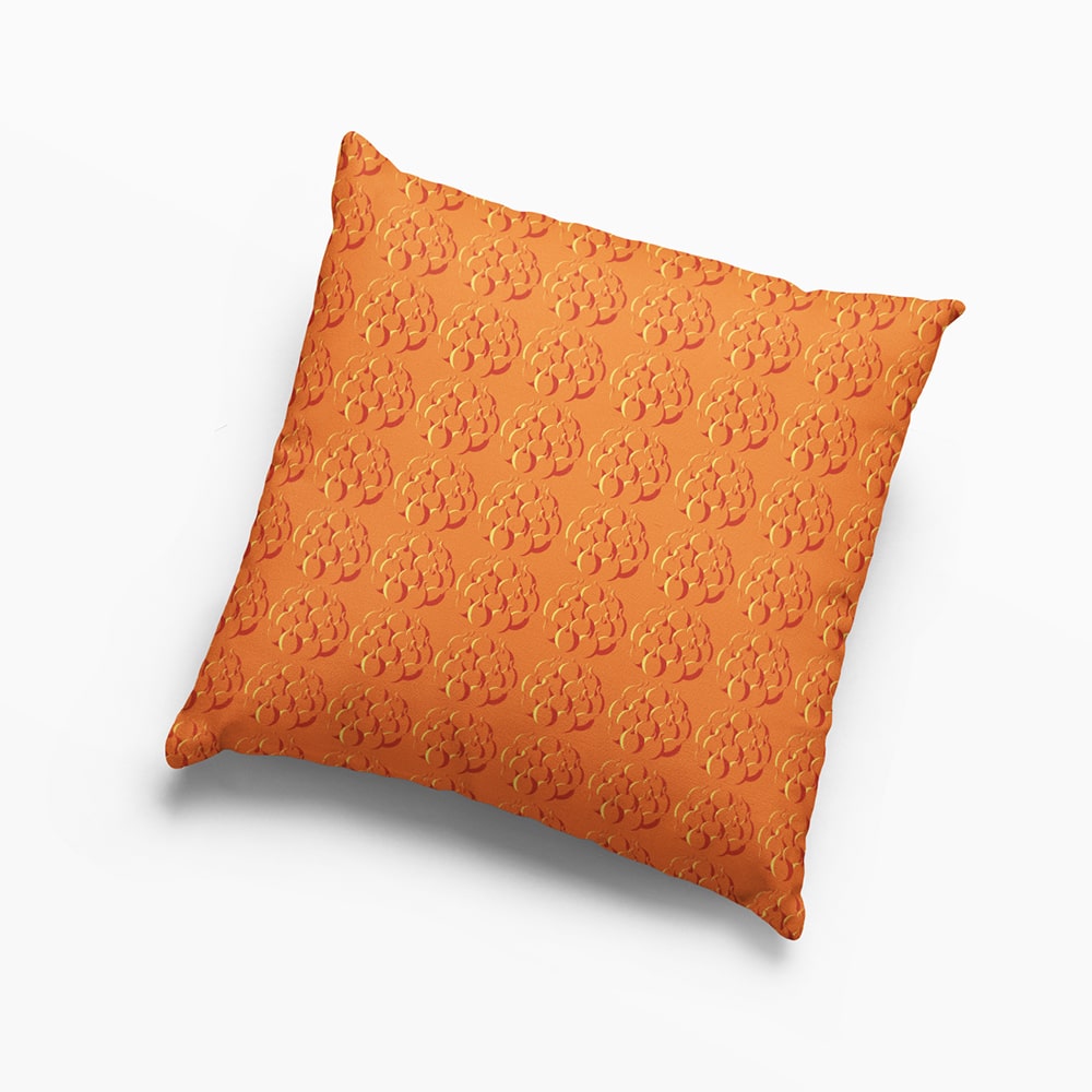 Mera Mera Devil Fruit Pattern Throw Pillow