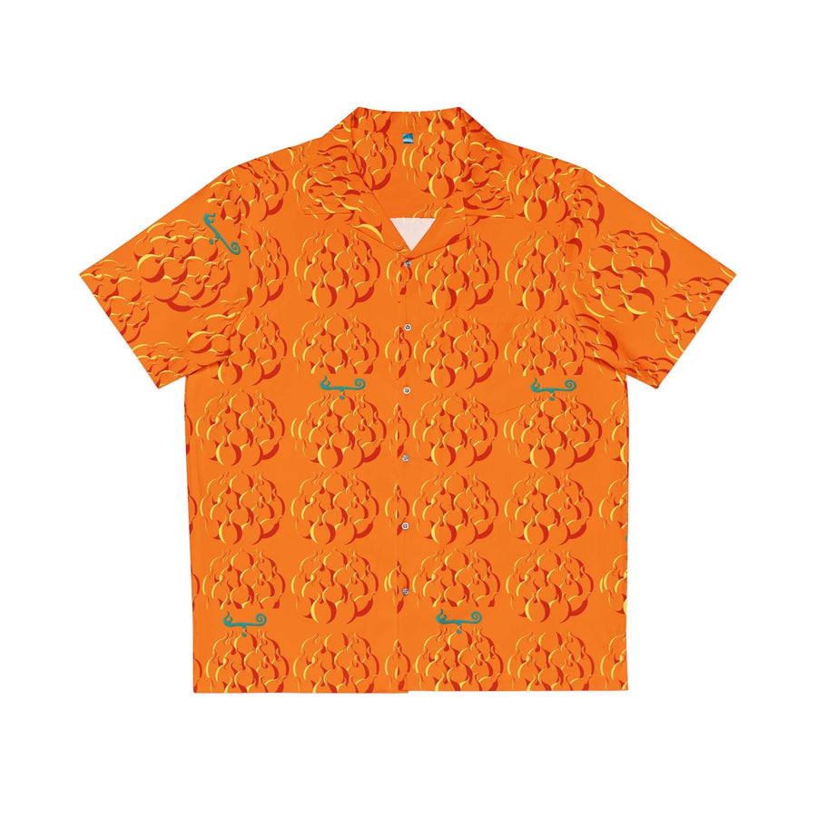 Mera Mera no Mi Devil Fruit Pattern Hawaiian Shirt