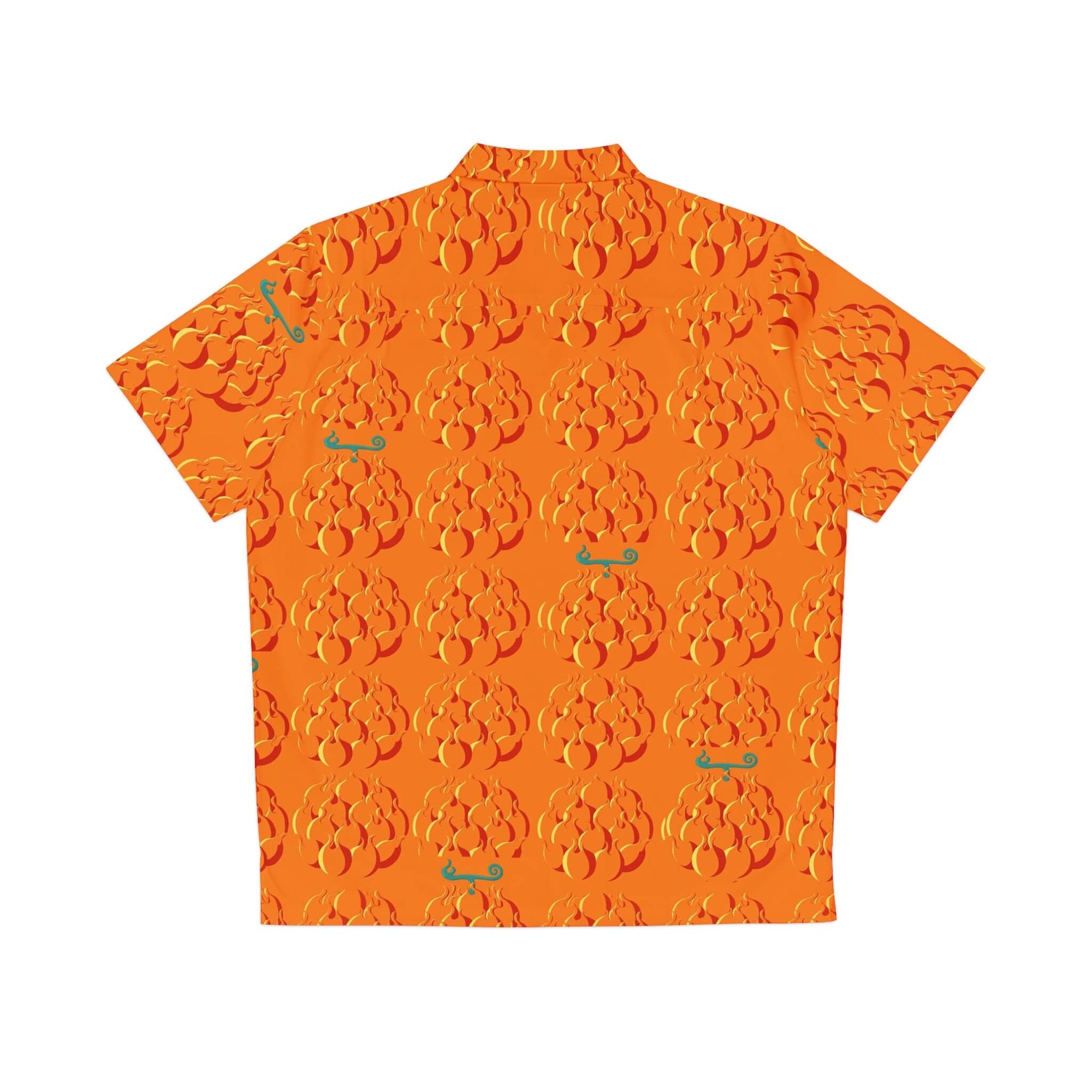 Mera Mera no Mi Devil Fruit Pattern Hawaiian Shirt