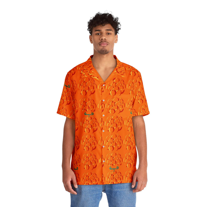 Mera Mera no Mi Devil Fruit Pattern Hawaiian Shirt