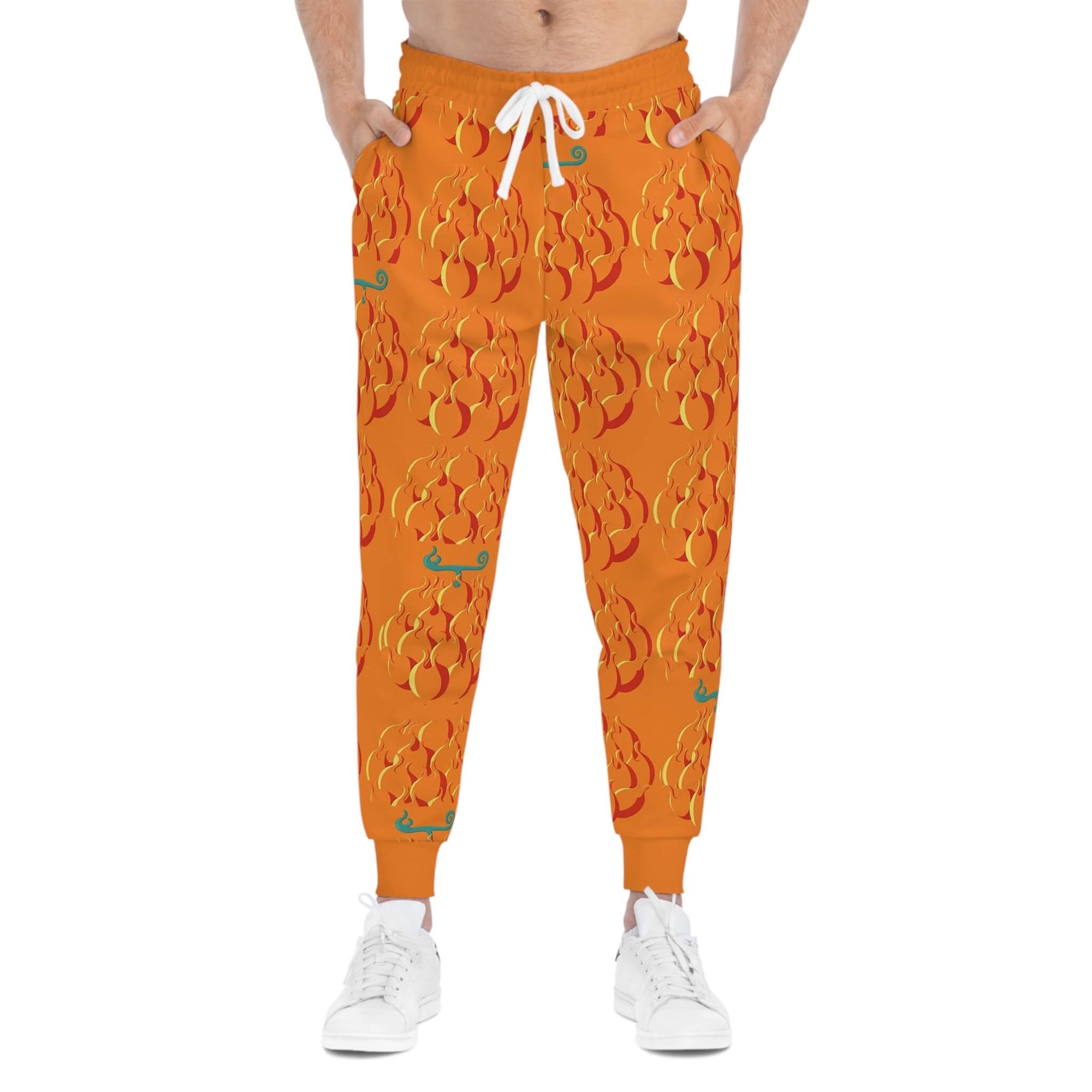 Mera Mera no Mi Devil Fruit Pattern Sweatpants Joggers