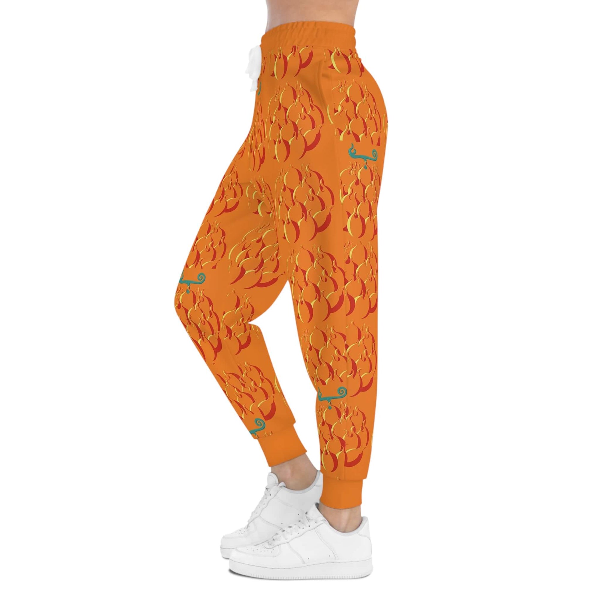 Mera Mera no Mi Devil Fruit Pattern Sweatpants Joggers