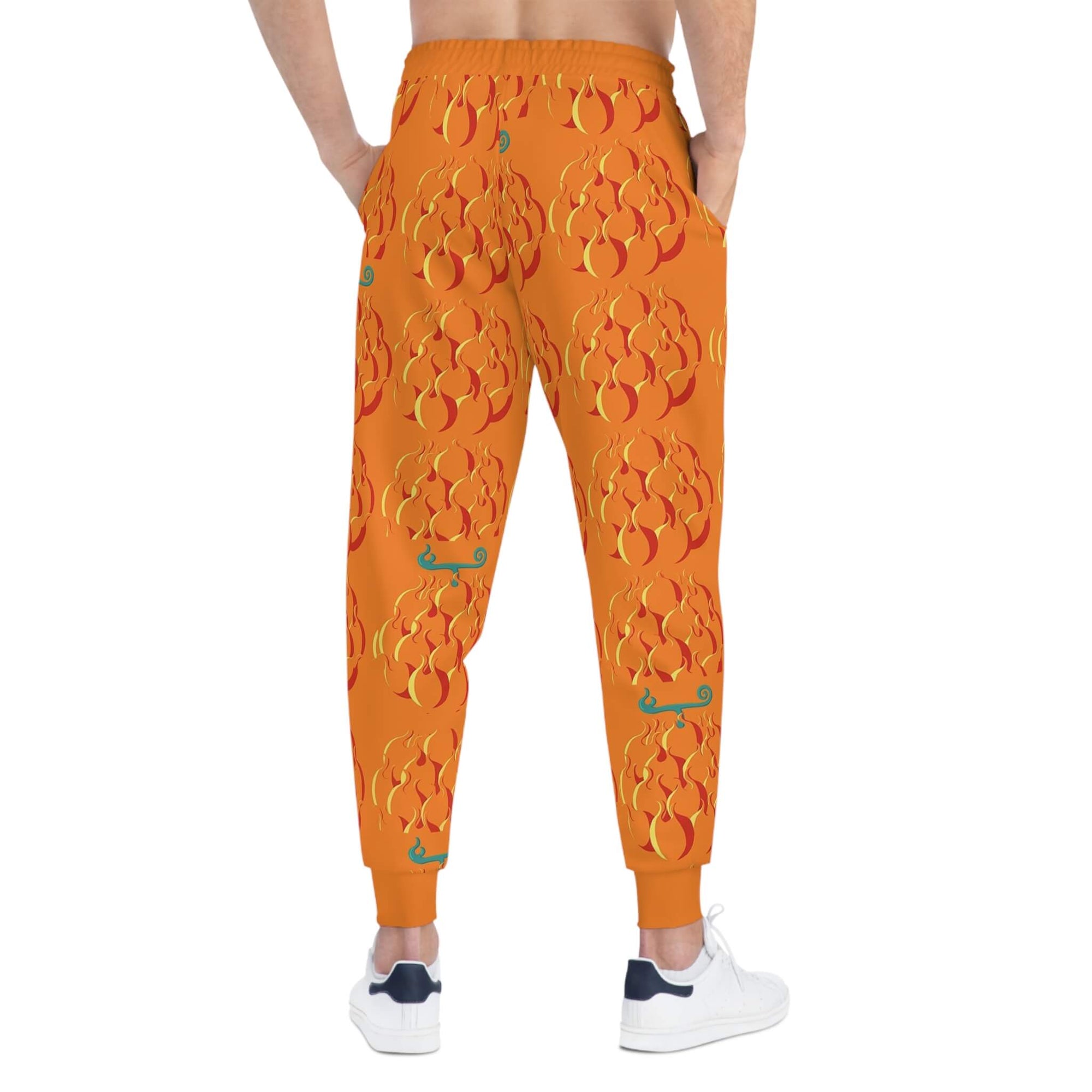 Mera Mera no Mi Devil Fruit Pattern Sweatpants Joggers