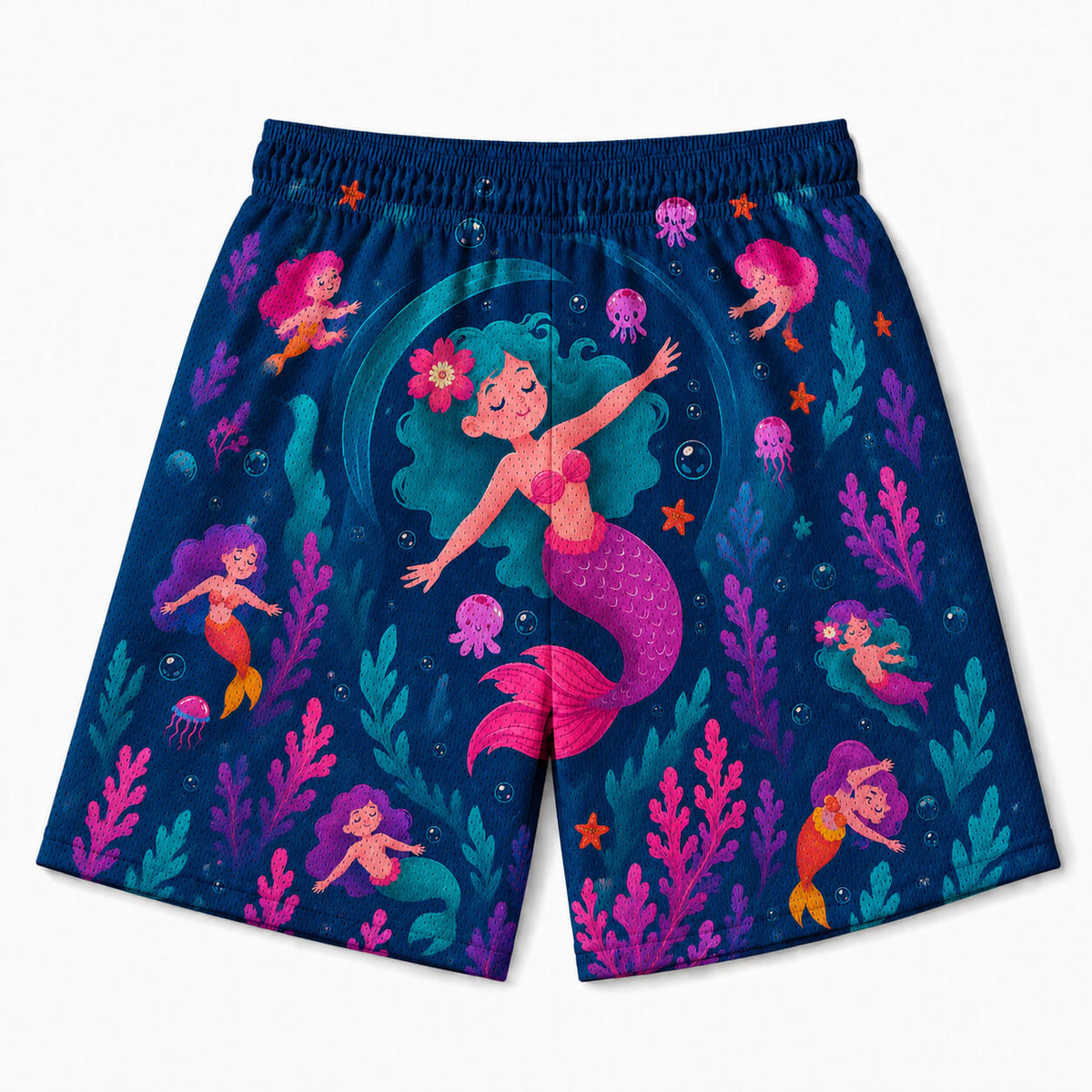 Mermaid Cove Mesh Shorts