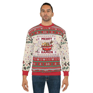 Merry Ramen Ugly Christmas Sweater