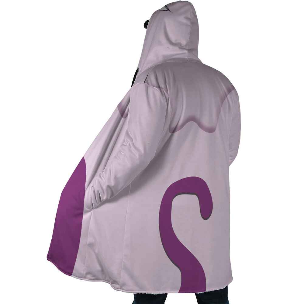 Mewtoo Pattern Hooded Dream Cloak Coat