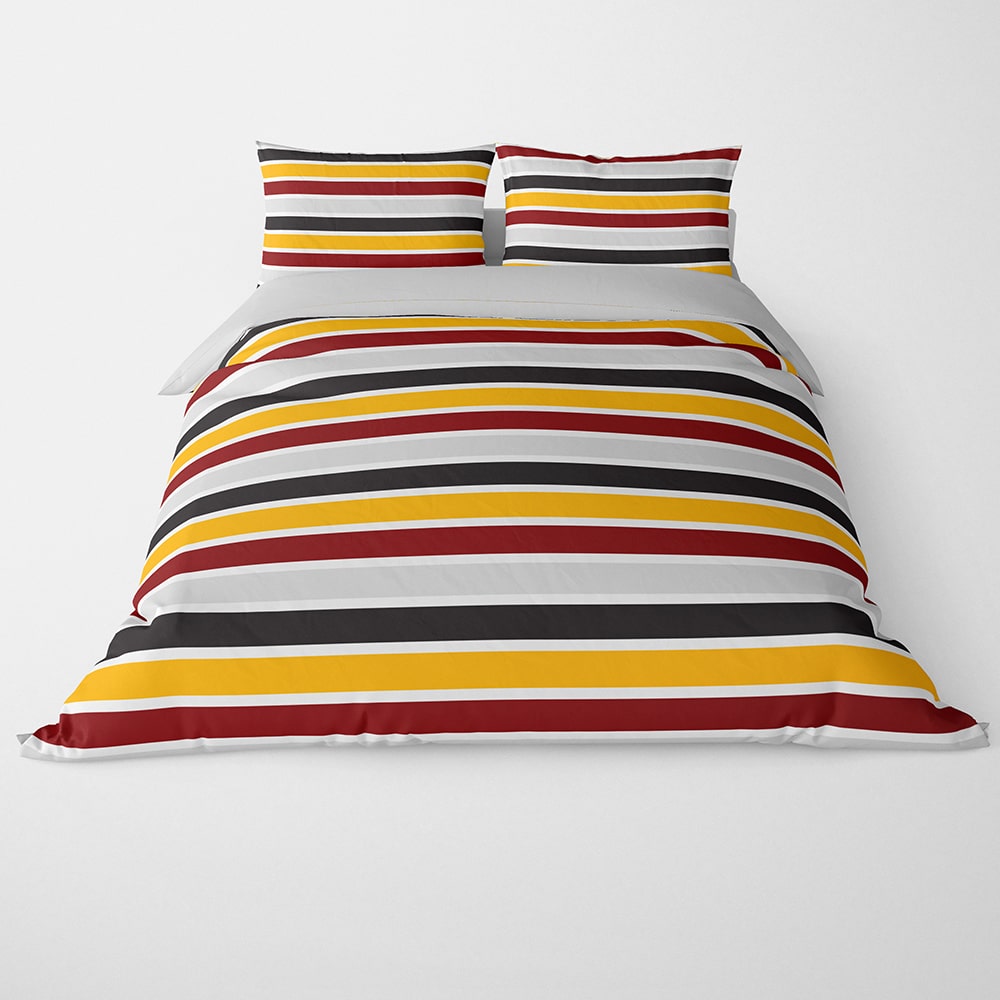 Mickey Stripe Luxury Print Duvet Cover Bedding