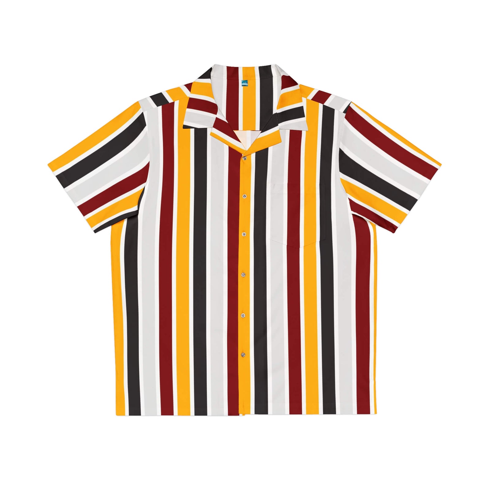 Mickey Stripe Hawaiian Shirt