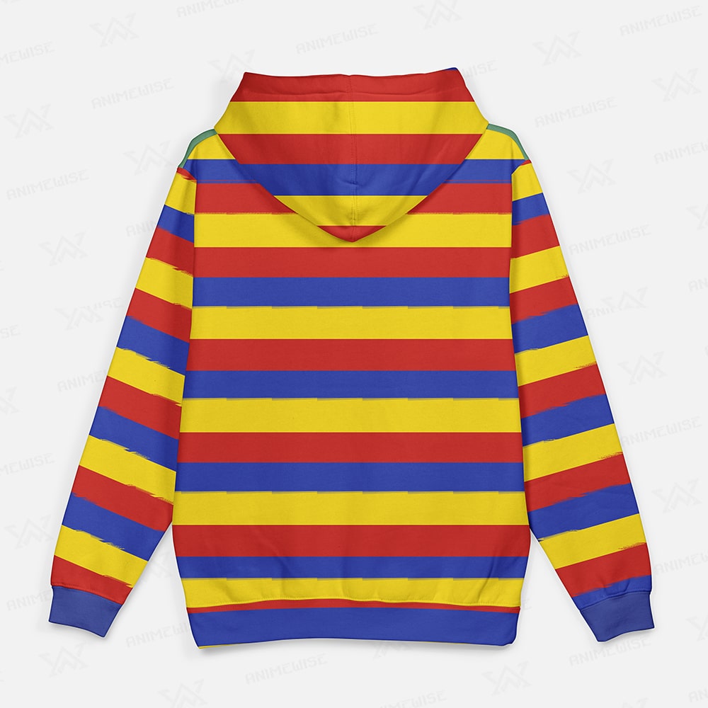 Izuku Color Patterns Boku na Hero Pullover Hoodie