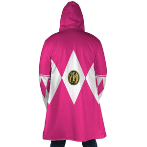 Mighty Pink Power Ranger Hooded Cloak Coat