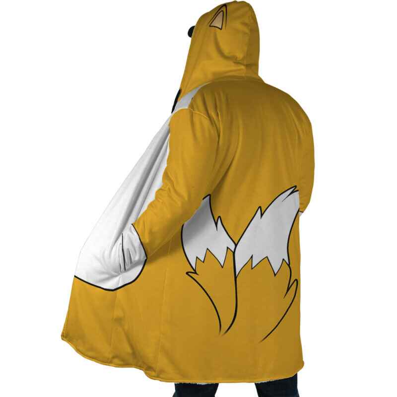 Tails Sonic The Hedgehog Hooded Cloak Coat