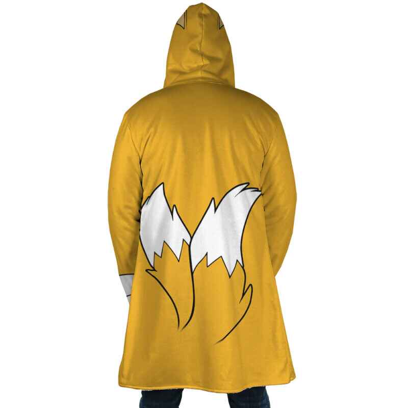 Tails Sonic The Hedgehog Hooded Cloak Coat