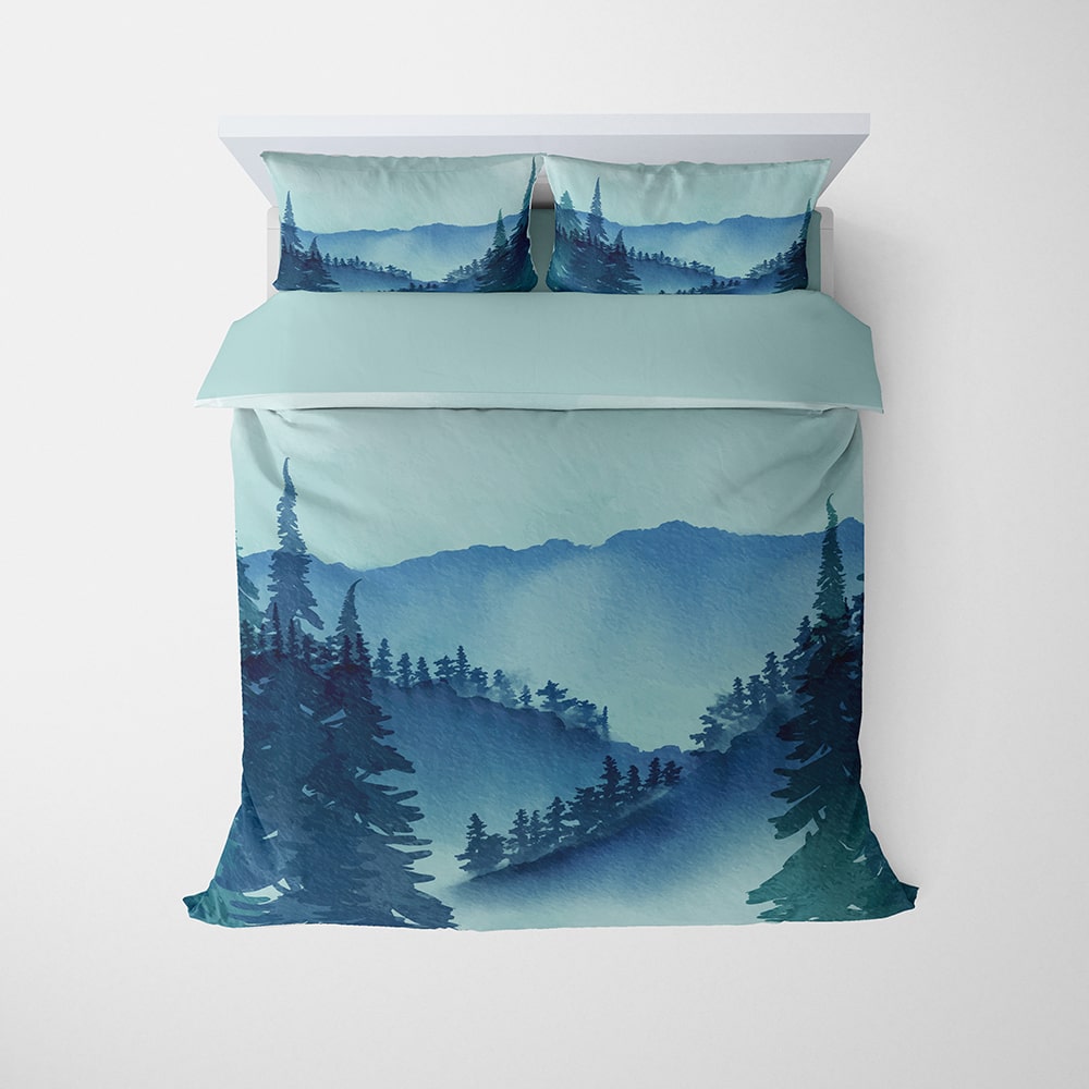 Mist Forest Art Comforter Bedding