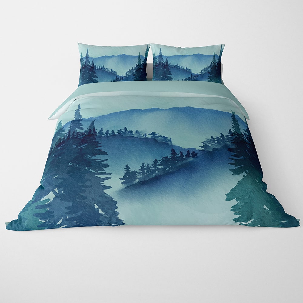 Mist Forest Art Duvet Cover Bedding