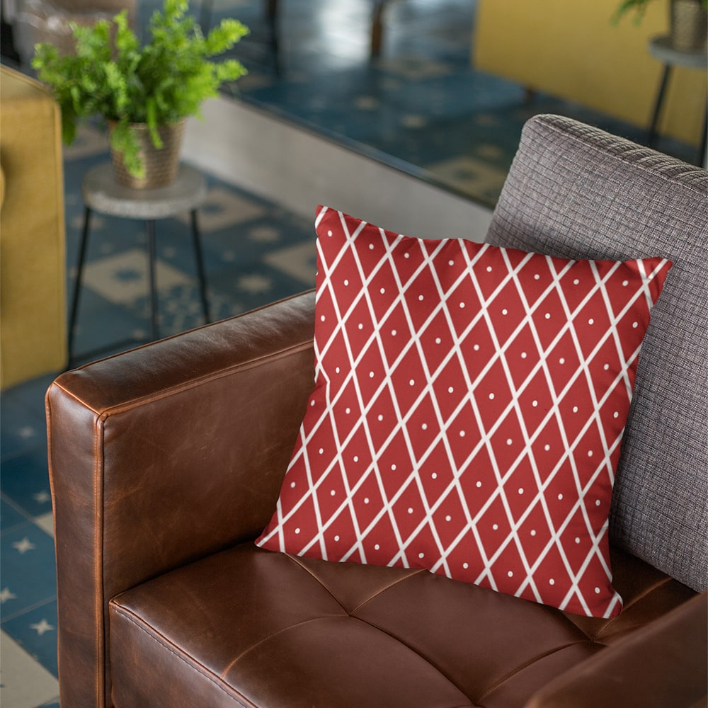 Mista Dimond Pattern Classic Pattern Throw Pillow