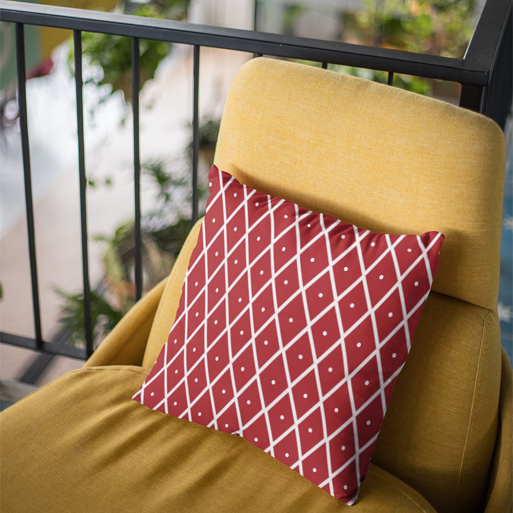 Mista Dimond Pattern Classic Pattern Throw Pillow