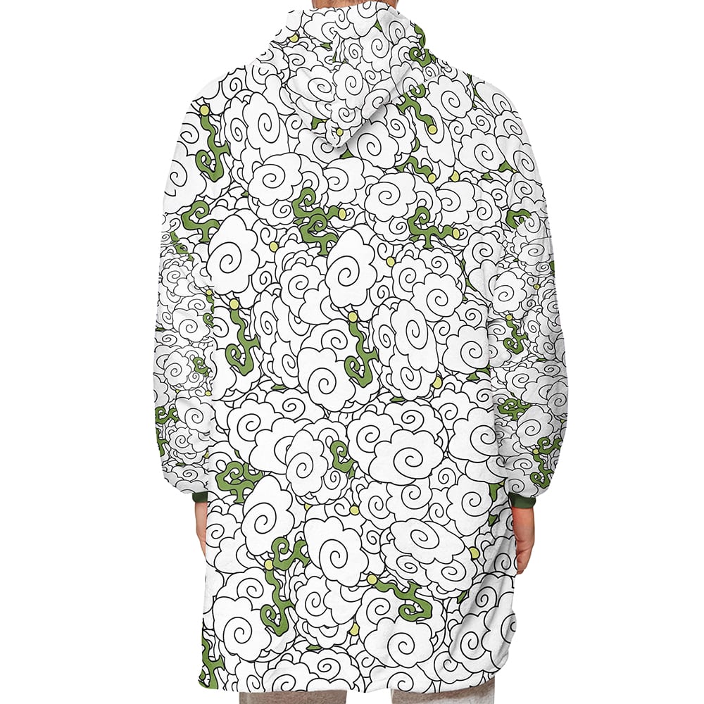 Moku Moku no Mi Smoker Devil Fruit Blanket Hoodie