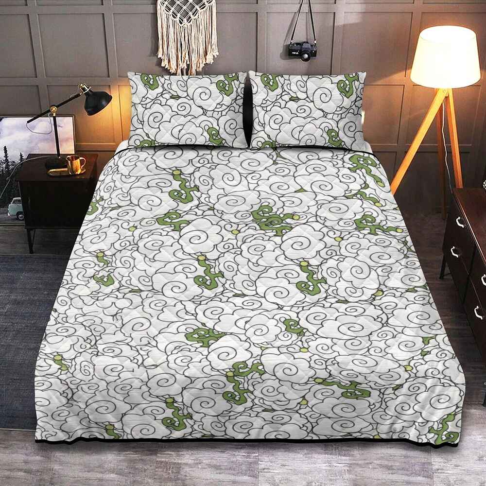 Moku Moku no Mi Smoker Devil Fruit  Quilt Bedding