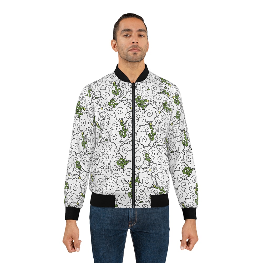 Moku Moku no Mi Smoker Devil Fruit Bomber Jacket