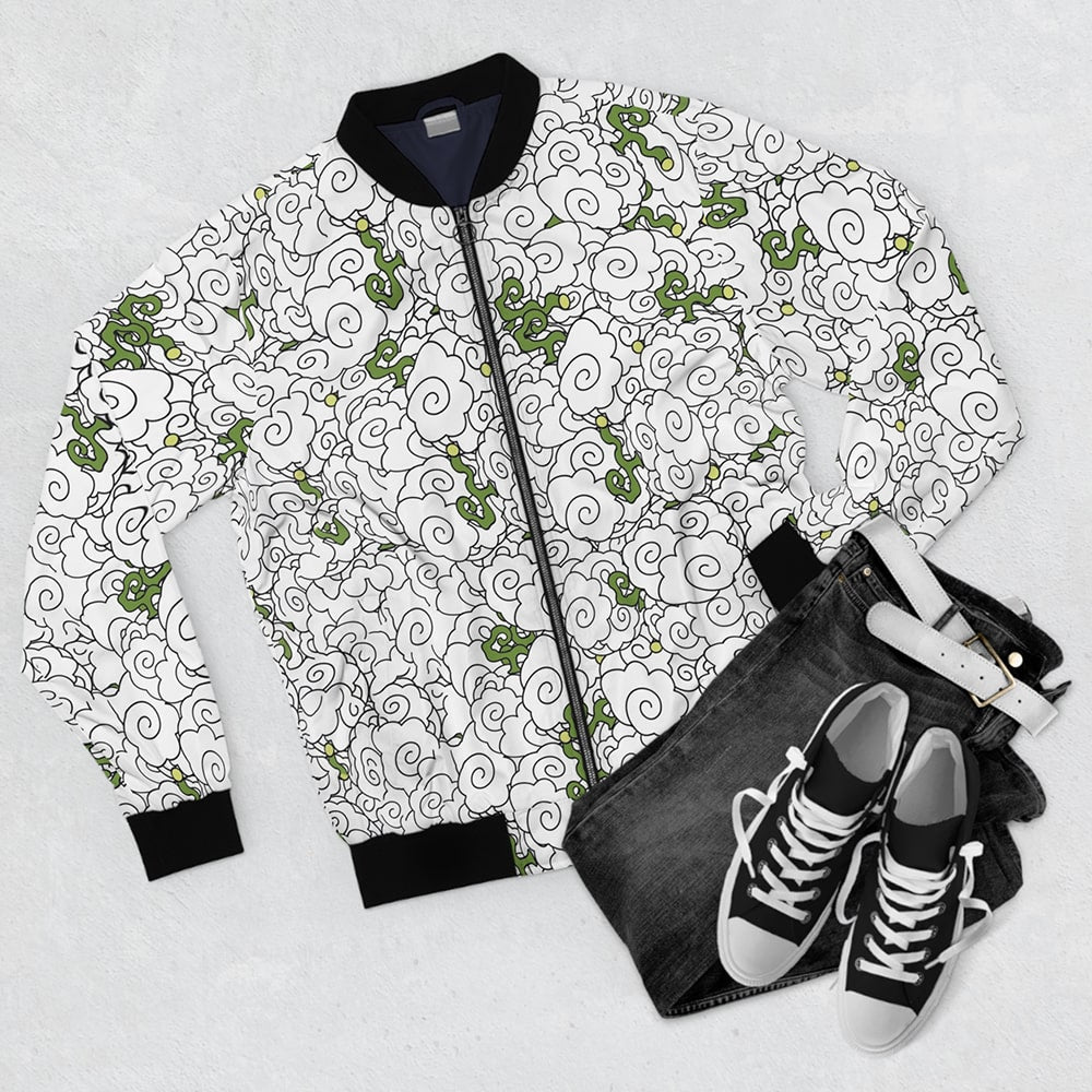 Moku Moku no Mi Smoker Devil Fruit Bomber Jacket