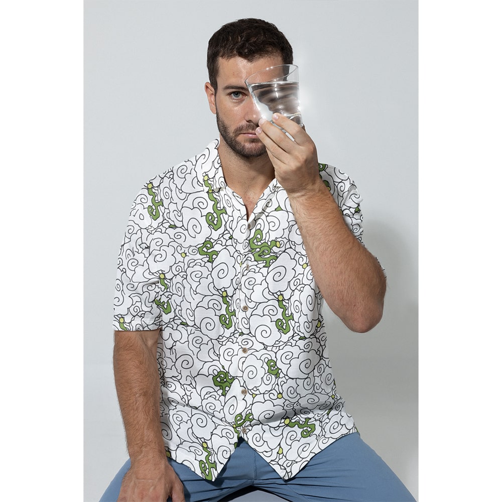 Smoker OP Devil Fruit Hawaiian Shirt