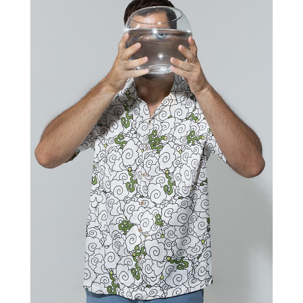 Smoker OP Devil Fruit Hawaiian Shirt