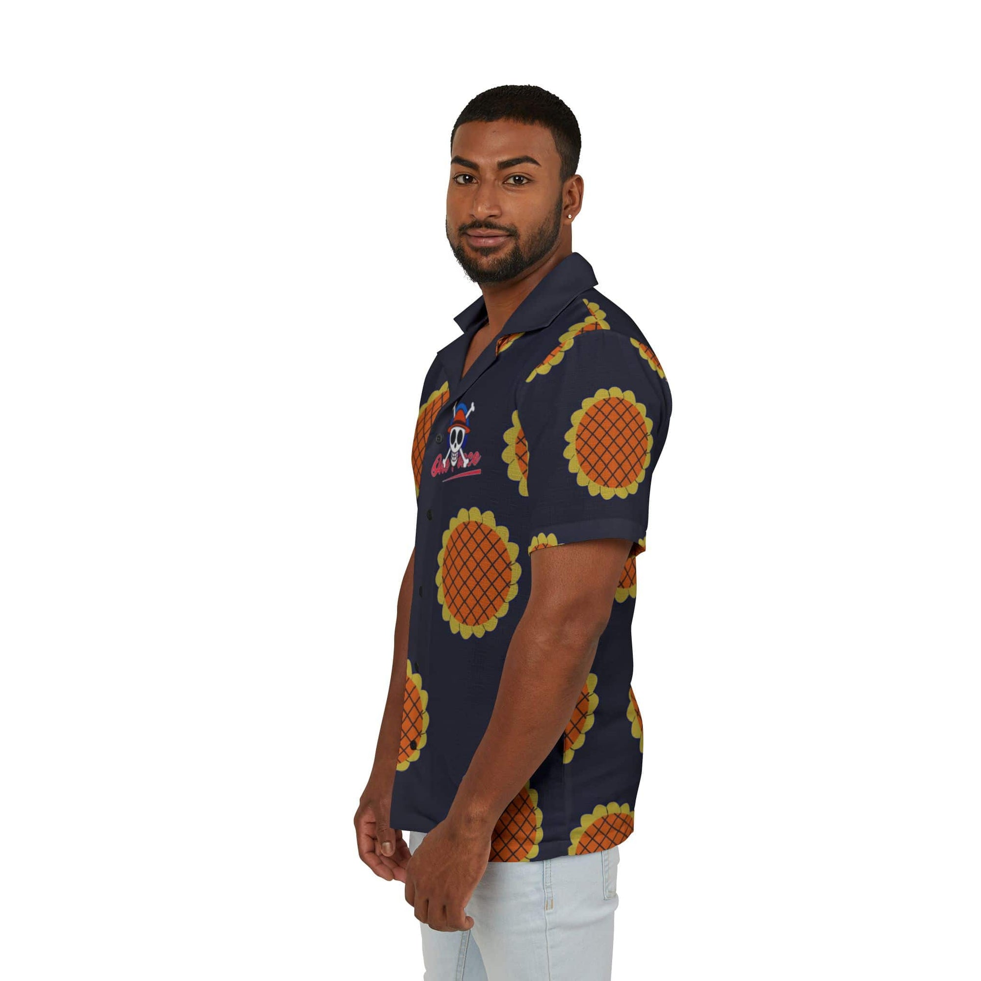 Luffy Dressrosa Hawaiian Camp Shirt