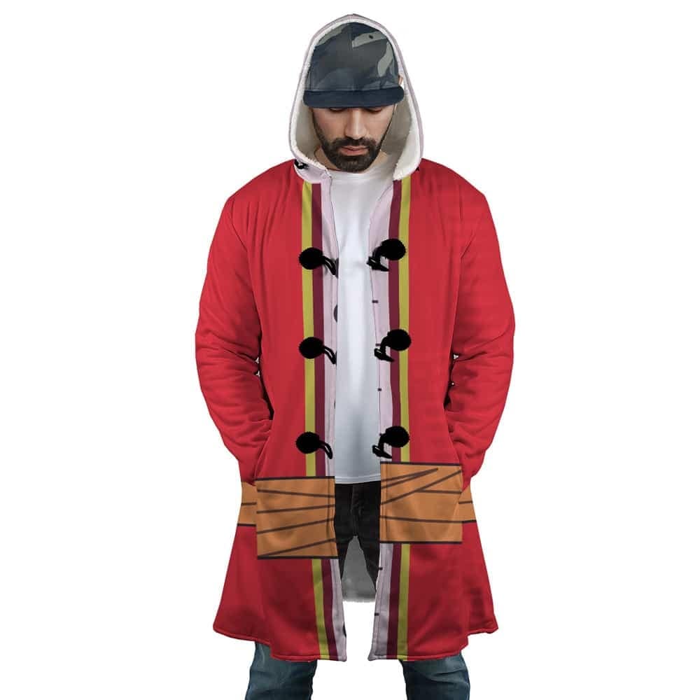 Luffy Anniversary Jolly Roger Edition Hooded Cloak Coat