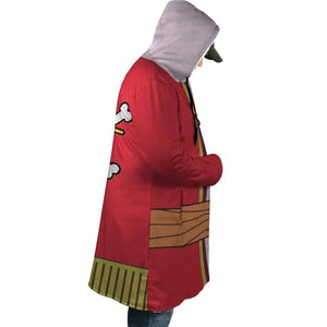 Luffy Anniversary Jolly Roger Edition Hooded Cloak Coat