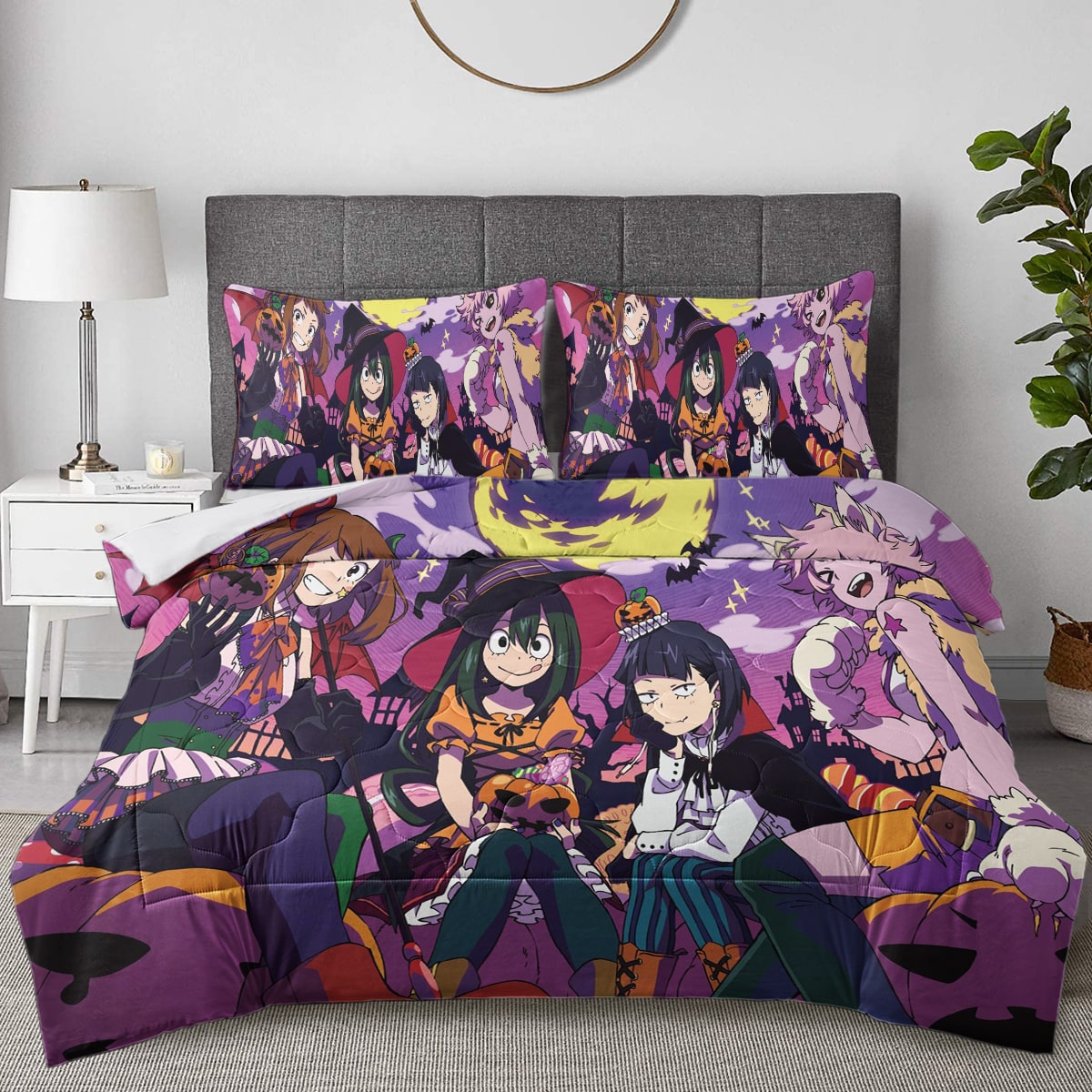 Boku No Hero Girls Comforter Anime Bedding
