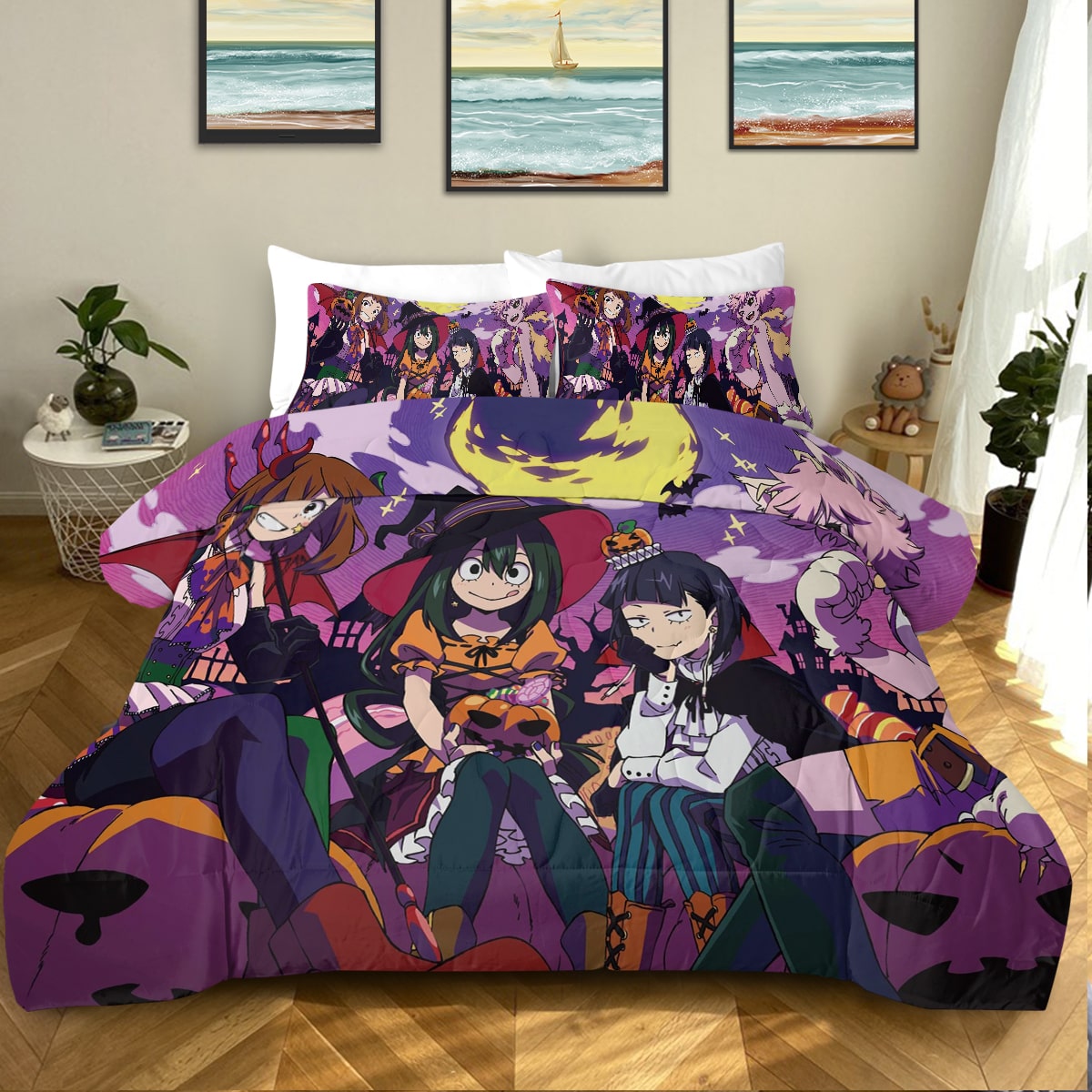 Boku No Hero Girls Comforter Anime Bedding