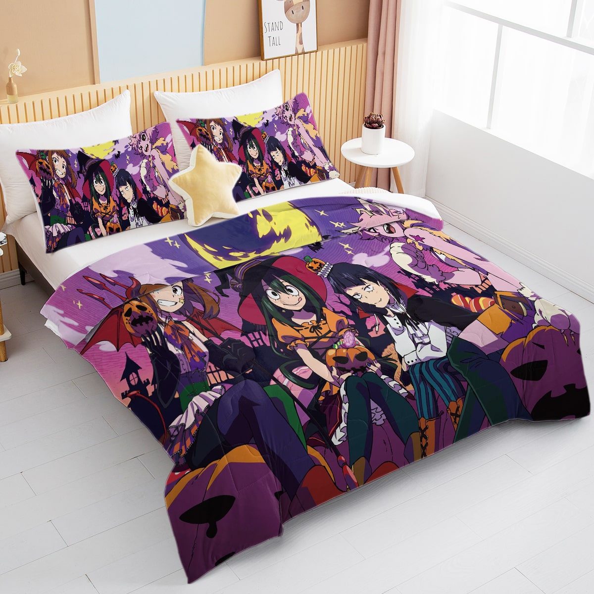 Boku No Hero Girls Comforter Anime Bedding