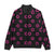 Meloe Beetles Pink Pattern Collar Up Jacket